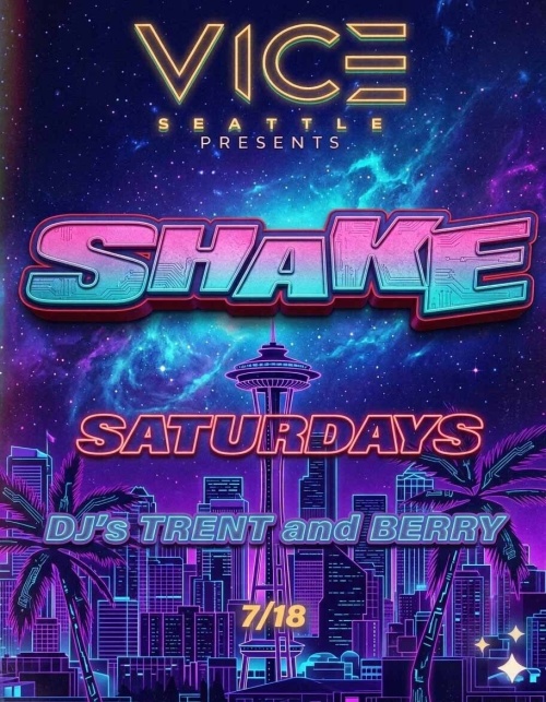 SHAKE SATURDAYS - Flyer