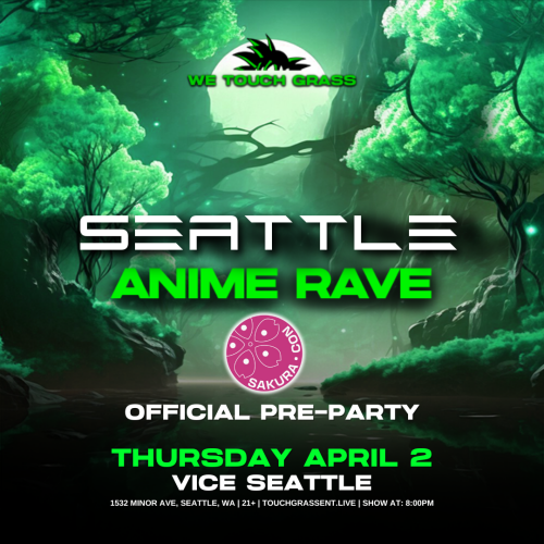 Official Sakuracon Pre-Party - Flyer