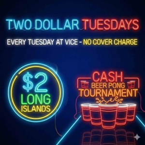 Flyer: Two Dollar Tuesdays - DJ