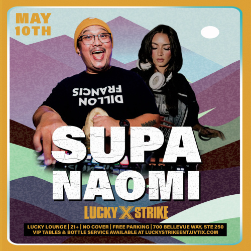 Carnival Saturdays at Lucky Strike presents - Supa & Naomi in the Lucky Lounge - Lucky Strike Bellevue