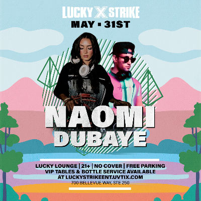 Carnival Saturdays at Lucky Strike Present - Naomi & Dubaye in the Grand Lounge, Saturday, May 31st, 2025