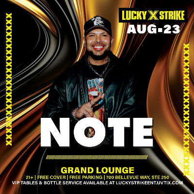 Lucky Strike Bellevue Presents - Carnival Saturdays w/ DJ Note in the Grand Lounge, Saturday, August 23rd, 2025