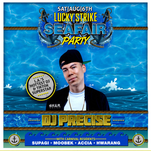 SEAFAIR PARTY  featuring DJ PRECISE [21+ - FREE/NO COVER CHARGE] - Lucky Strike Bellevue