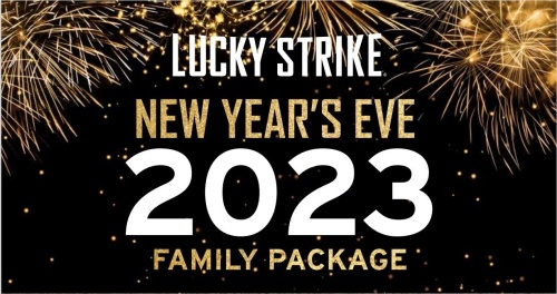 Family New Year's Eve (all ages) 6PM-9PM   TICKETS AVAILABLE AT THE DOOR - Lucky Strike Bellevue