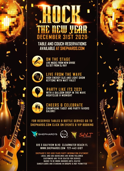 Rock The New Year's 2020 - Wave Nightclub