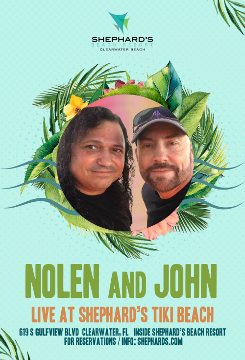 Nolen and John 8PM- 12AM - Tiki Beach