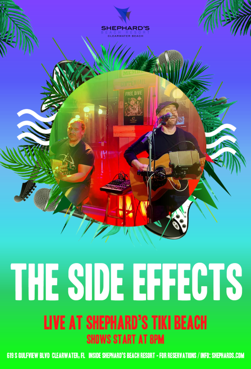 The Side Effects Band 3PM-8PM - Tiki Beach