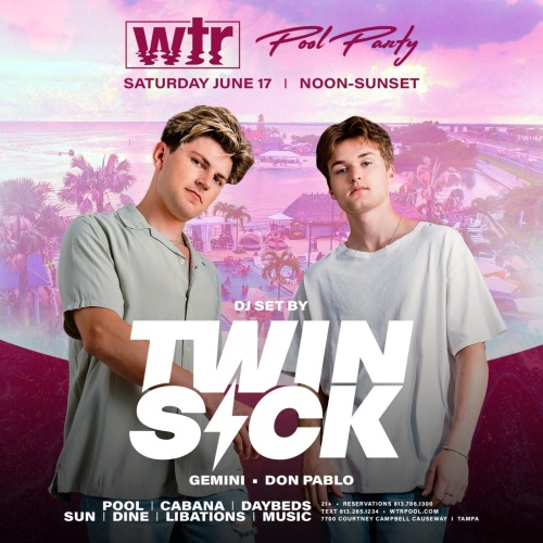 Pool Party w/ TWINSICK  (DJ SET) - WTR Pool
