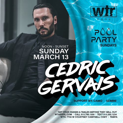 Sunday Pool Party w/ Cedric Gervais - WTR Pool
