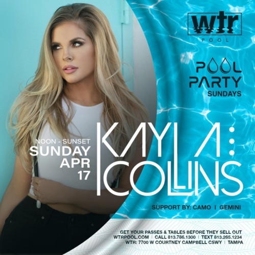 Pool Party Sundays w/ Kayla Collins - WTR Pool
