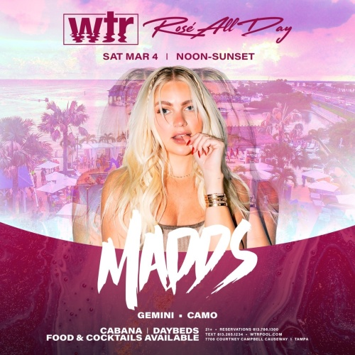Saturday w/ Madds (DJ set) - WTR Pool
