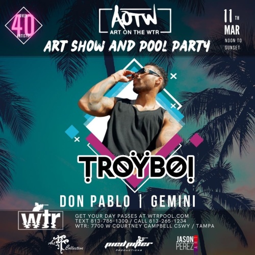Art on the WTR w/ Troyboi (DJ set) - WTR Pool