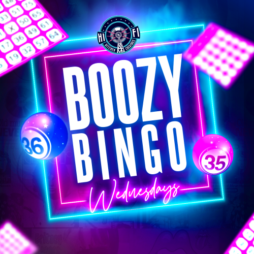 Boozy Bingo Launch - Flyer