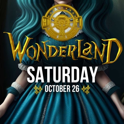 Wonderland Saturday - Flyer