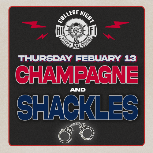 Champagne & Shackles - Flyer