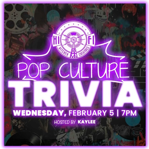 Pop Culture Trivia - Flyer