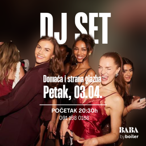 DJ SET DOMAĆA I STRANA GLAZBA - Flyer