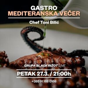 Flyer: GASTRO MEDITERANSKA VEČER