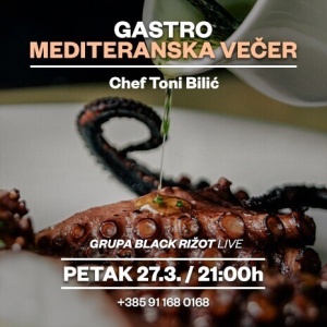 Flyer: GASTRO MEDITERANSKA VEČER