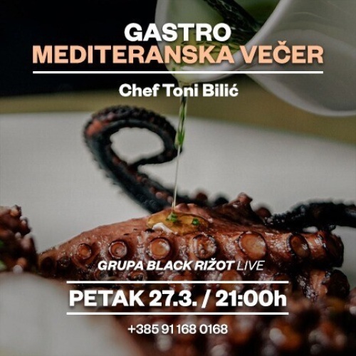 GASTRO MEDITERANSKA VEČER - Flyer