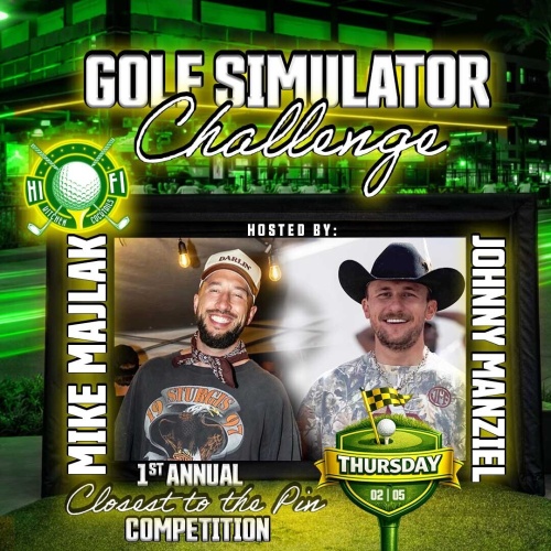 Golf Simulator Challenge! - Flyer