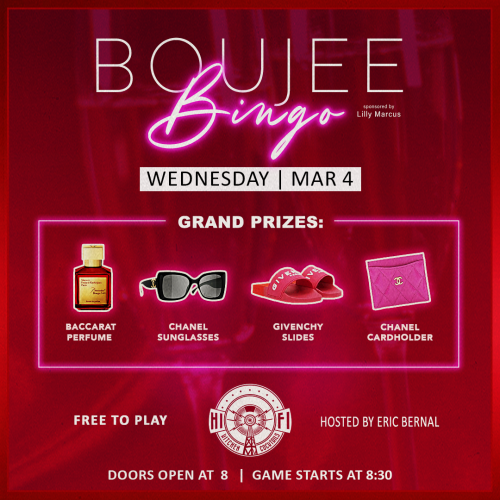 Boujee Bingo - Flyer
