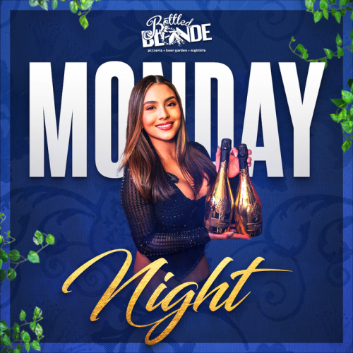 Bottle Blonde Mondays - Flyer