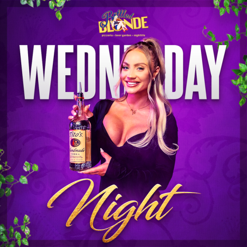 Bottle Blonde Wednesday - Flyer