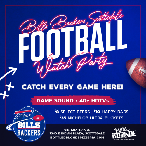 Buffalo Bills Watch Party - Flyer