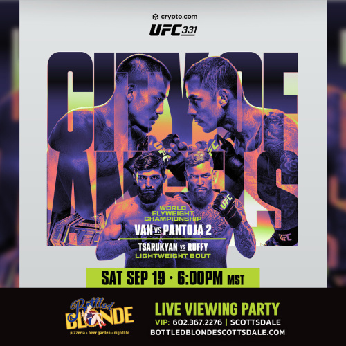 UFC Live Viewing Party - Flyer