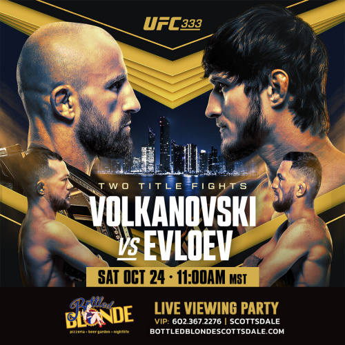 UFC 333 Live Viewing Party! - Flyer