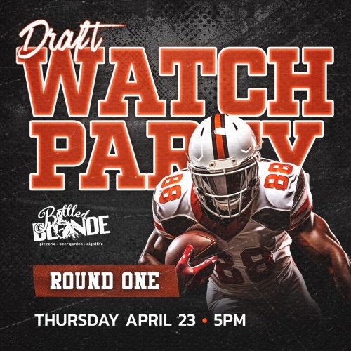 Draft Watch Party - Flyer