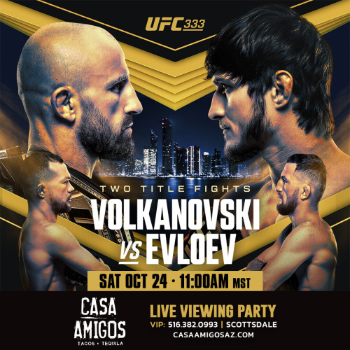 UFC 333 Live Viewing Party - Flyer