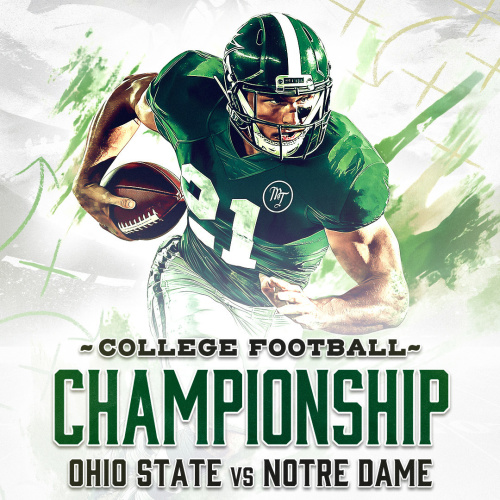 College Football Championship - Flyer