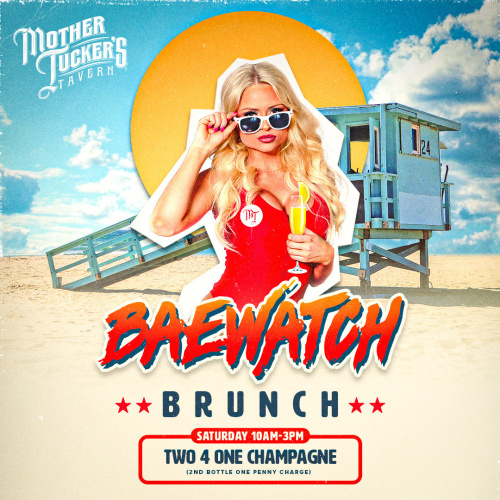 Baewatch Brunch - Flyer