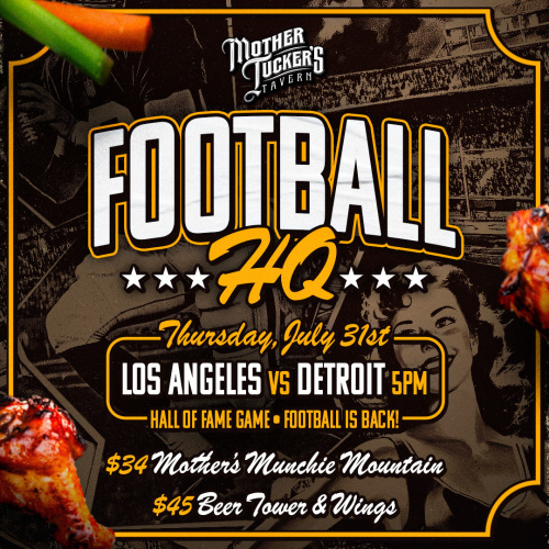 Hall of Fame Game - Flyer