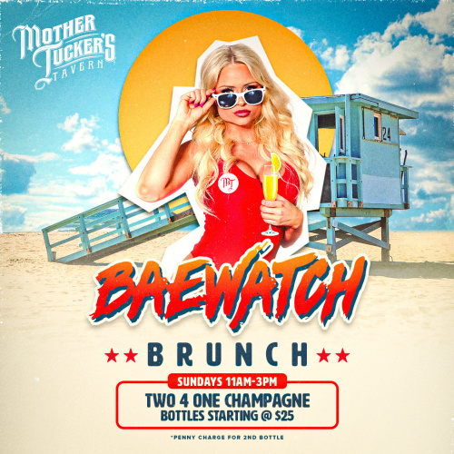 Baewatch Brunch - Flyer
