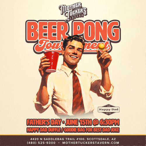 Father's Day: Beer Pong Tournament - Flyer