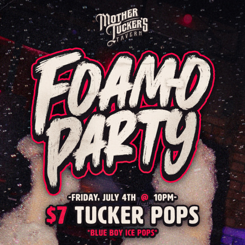 Fourth of July FOAM-O Party - Flyer