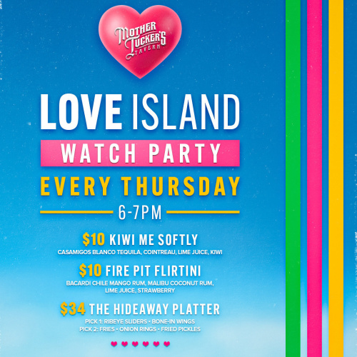 Love Island Watch Party - Flyer
