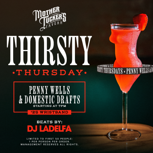 Thirsty Thursday - Flyer
