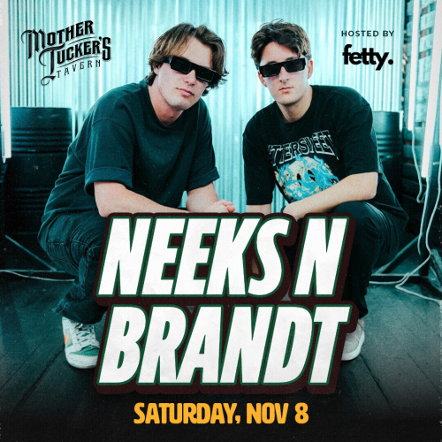 Neeks N Brandt Takeover - Flyer