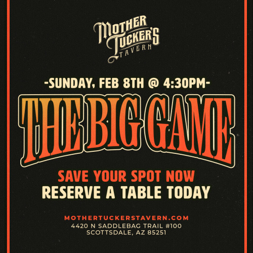 The Big Game Watch Party - Flyer