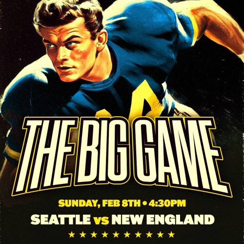 The Big Game Watch Party - Flyer