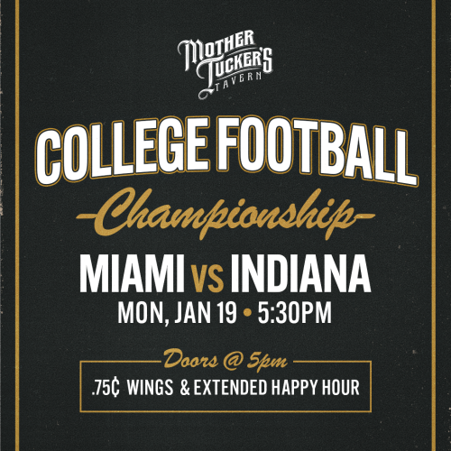 College Football Championship - Flyer
