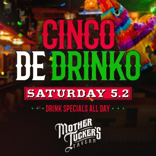Cinco de Drinko - Flyer