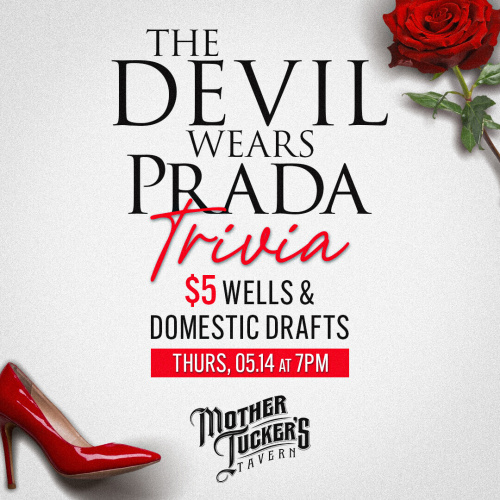 Devil Wears Prada Trivia Night - Flyer