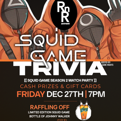 Squid Games Watch Party - Flyer