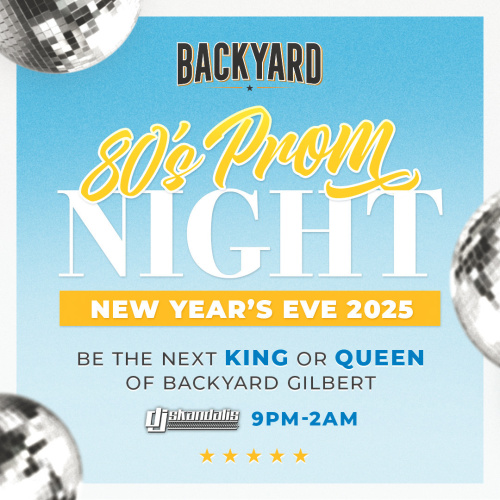 New Year's Eve: 80s Prom Night-Themed - Flyer