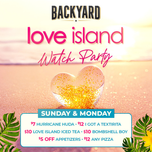 Love Island Watch Party - Flyer